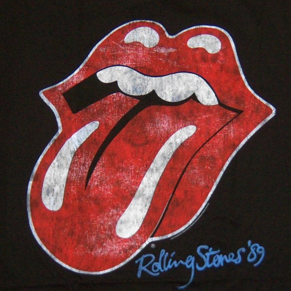 Rolling Stones tee music GIFT unisex rock vintage concert festival SMALL men